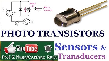 Photo Transistors | Opto Electronic Devices | Photo Detectors | Sensors | Transducers | Electronics