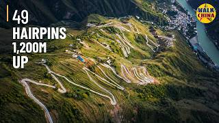 Insane Hairpin Turns, 1,200m Climb — Driving China’s Funniest Mountain Road | 4K