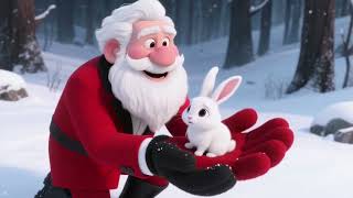 Santa and the Little Rabbit 🎅🐇 | Heartwarming Christmas Story for Kids | Magic, Kindness & Fun
