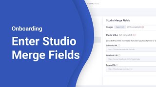 Enter Studio Merge Fields