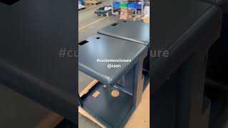 Email to info@xaontech for a quick quote. #sheetmetal #custom #metalbox #powdercoating