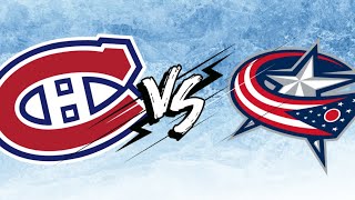 Game 22 Canadiens de Montréal vs Blue Jacket de Colombus