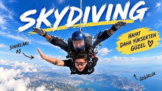 Uçaktan 4.000 Metre (12 Bin Feet) Atladım! 😱 | Skydiving