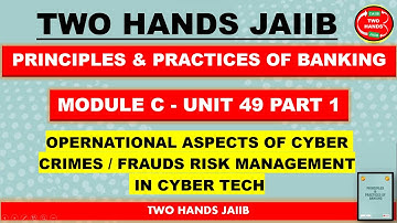 JAIIB PPB MODULE C UNIT 49 I PART 1 I PRINCIPLES AND PRACTICES OF BANKING JAIIB I TWO HANDS JAIIB
