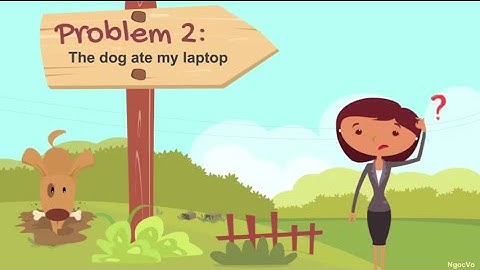 Flipped problem 2: The dog ate my laptop (animation from Problems in Flipped Classroom series)