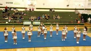 Rio Americano Varsity Cheer Halftime 2/11/14