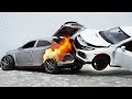 Cars Destruction in Slow Motion - Honda Civic Crash Test