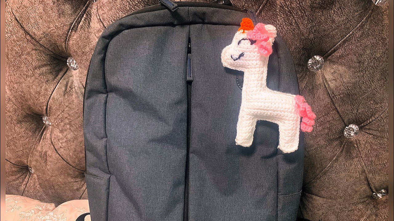 HOW TO CROCHET A UNICORN BAG CHARM / BEGINNER FRIENDLY YouTube