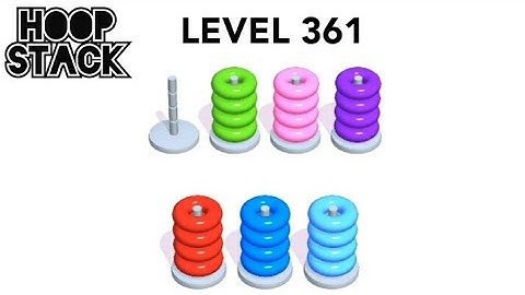 Hoop Stack Level 361 | Puzzle Game  | Complete Level