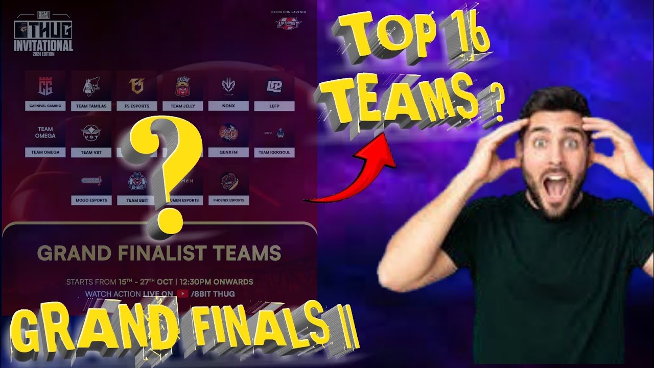 Grand Finals Teams? || Thug Invitational Tournament 2024 || 