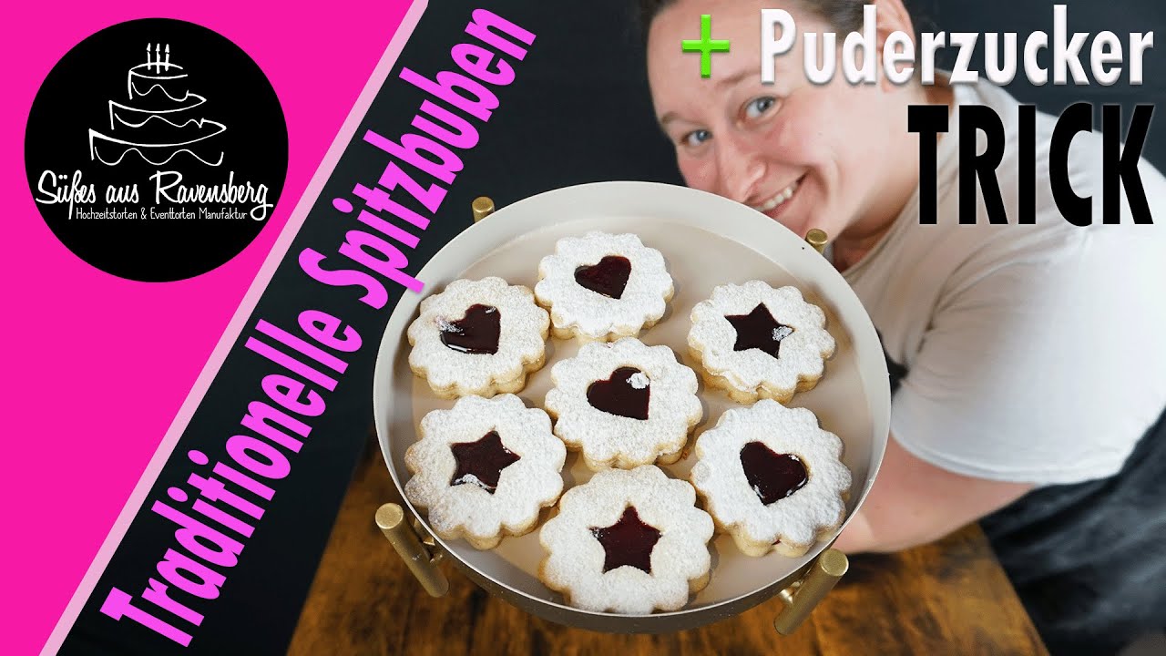 Zarte SPITZBUBEN wie früher - Weihnachtsduft im ganzen Haus 🥰😋