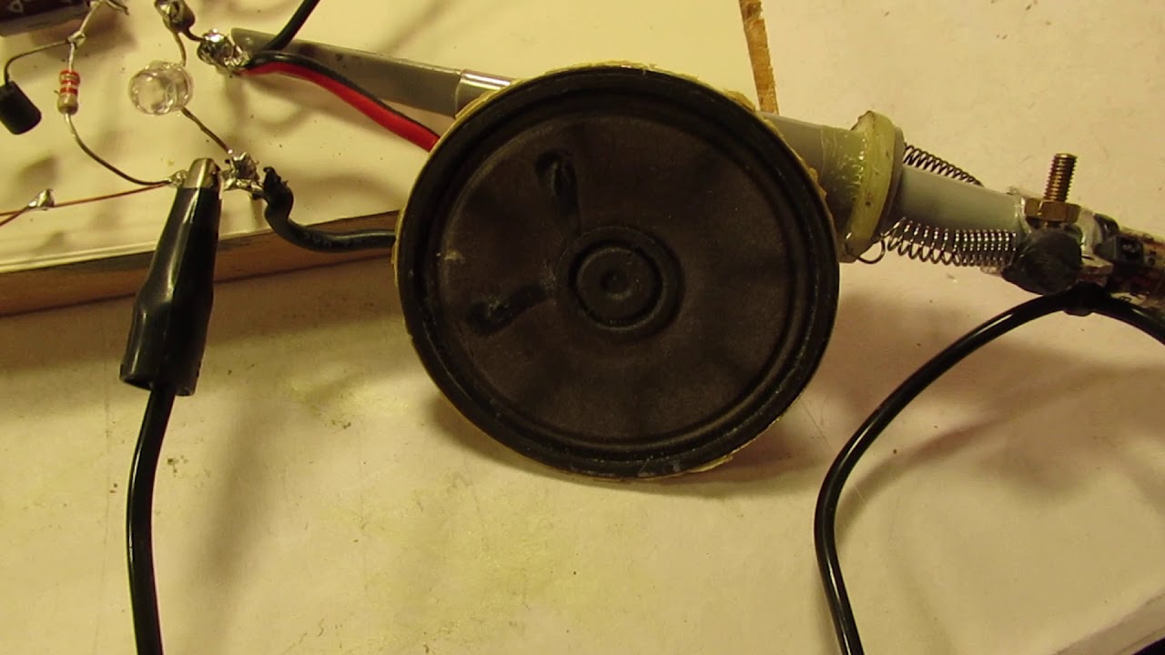 Metronome circuit easy to make schematic & demo (only 2 transistors and