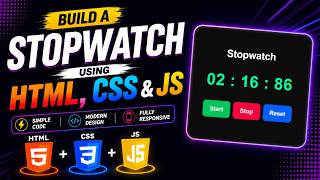Information Build a Stopwatch Using HTML, CSS & JavaScript l Stopwatch Project | Stopwatch #HTML #CSS #JS Update