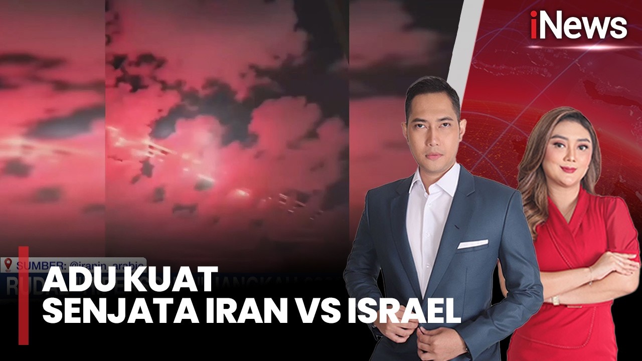 Adu Kuat Senjata Iran vs Israel: Rudal Hipersonik Jangkau 2.000 Km Tembus Iron Dome Israel |Sore 2/3