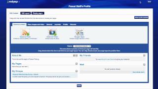 Mahara 1.4: Introduction in the "About Me" block