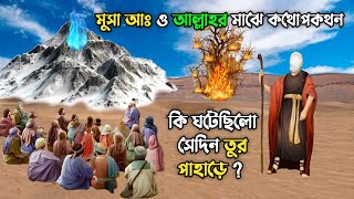 হজরত মুসা আঃ ও আল্লাহর মাঝে কথোপকথন || কি ঘটেছিলো সেদিন তুর পাহাড়ে || Islamic Educational Story