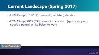 005 Navigating the JavaScript landscape