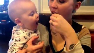 Baby OBSESSED with French Fries!