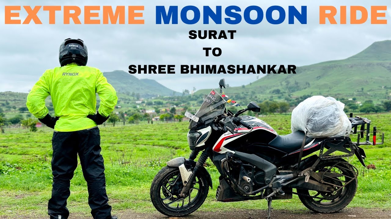 EXTREME MONSOON RIDE ||  SURAT TO SHREE BHIMASHANKAR || DAY 1