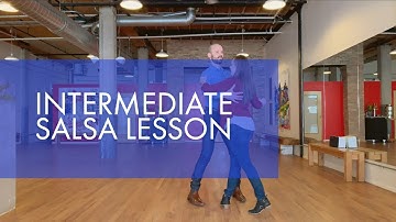 Intermediate Salsa Dance Lesson (Back Spot Turn)
