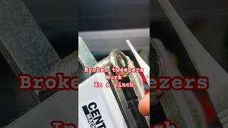 Open A Lock With Broken Tweezers