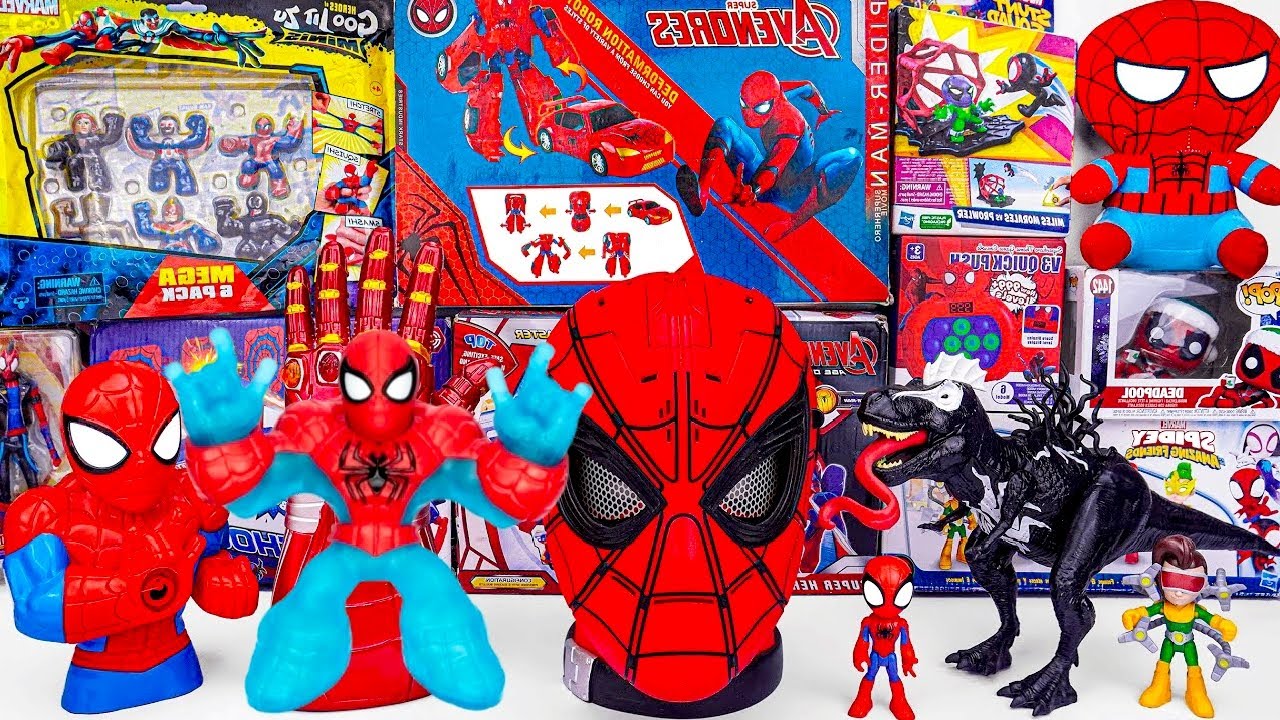 Marvel Spiderman Unboxing Review Toys | Spider Man Mask | Marvel Spiderman Collection Toys