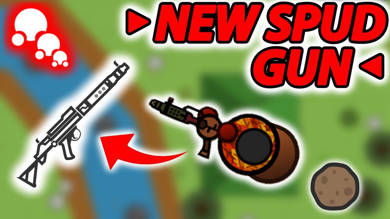 NEW SPUD GUN IN THE POTATO MODE ! | SURVIV.IO
