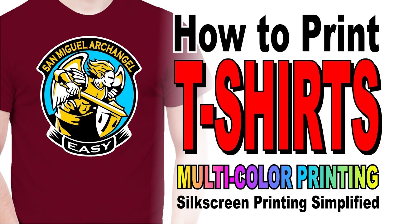 to Print T-shirts - (Screen - YouTube