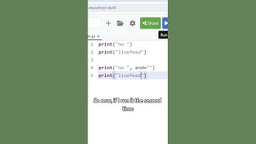 Python: How to print without linefeeds 🐍