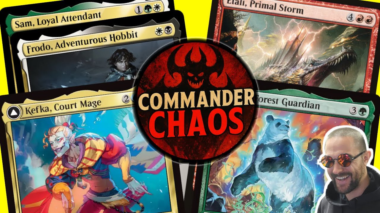 How to play Commander | Commander Chaos Ep3 | B3 | Hei Bai vs Kefka vs Sam & Frodo vs Etali