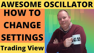 HOW TO CHANGE AWESOME OSCILLATOR MOVING AVERAGE SETTING ON TRADINGVIEW & a quick tip
