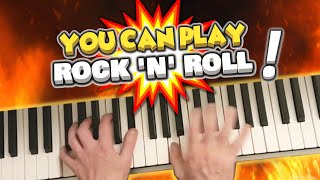 Solo Like The Best ! Rock and Roll Piano Jerry Lee Lewis Style ! Beginners Honky Tonk Music Lesson