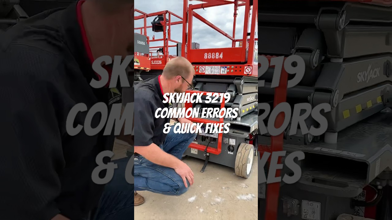 SKYJACK 3219 | РАСПРОСТРАНЕННЫЕ ОШИБКИ И СОВЕТЫ🦺👍