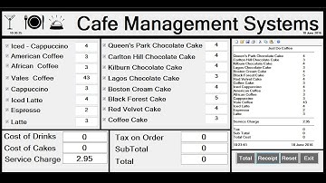 How to Create Cafe Management Systems in Visual Basic.Net - Tutorial 1