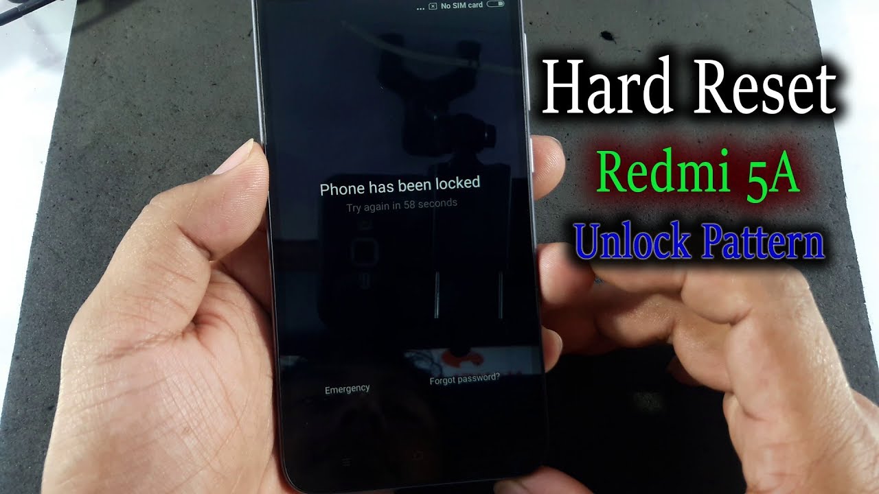 Hard Reset Xiaomi 9a