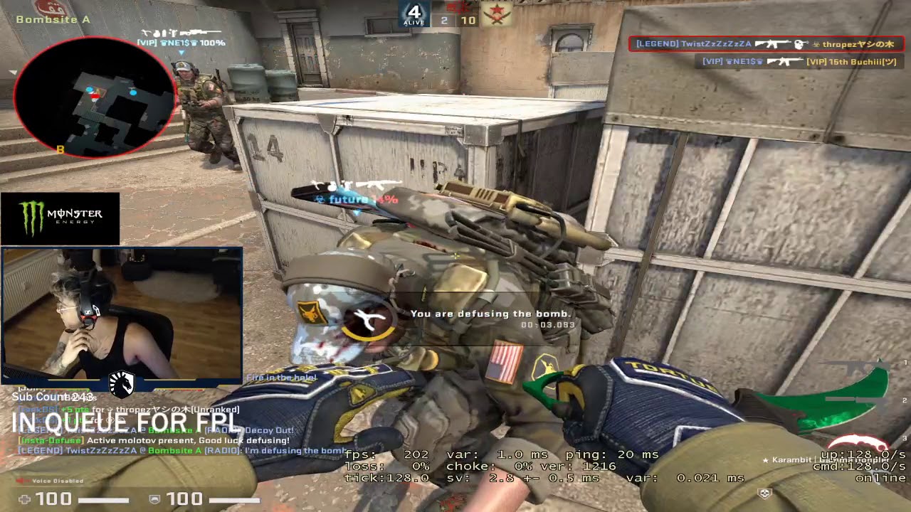 Twistzz plays retake server 31.12.2020