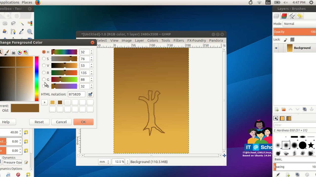 Cover Page Creation Gimp - YouTube