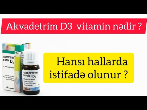 Video: Vitamin çatışmazlığınızı necə öyrənmək olar