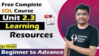 2.3 SQL Tutorials | Learning Resources | SQL Lecture Hindi | Nishant Bhaiya