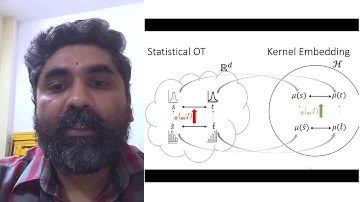 Statistical Optimal Transport posed as Learning Kernel Mean Embedding (NeurIPS