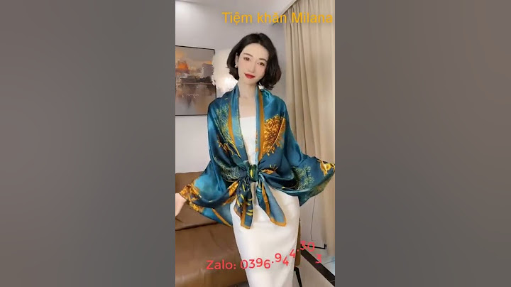 Khăn choàng lụa dáng dài 180x90cm