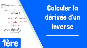 Comment calculer la fonction dérivée de l