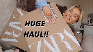 NEW ZARA HAUL!! GILETS, TANKS, JEANS, BOOTS