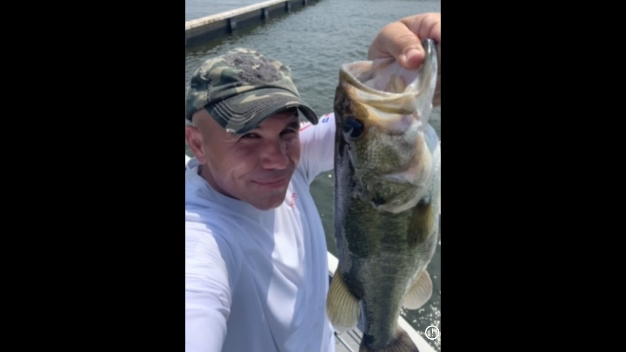 22-23 June 2023 Bass Fishing hot days on Lake Conroe.