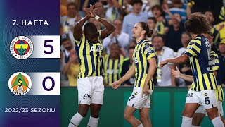 Fenerbahçe (50) Corendon Alanyaspor | 7. Hafta  2022/23