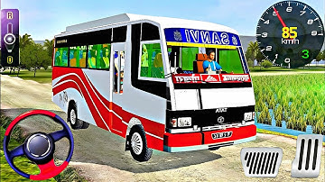 Mini Coach Bus Simulator - Offroad Bus Game 2025 - Android GamePlay