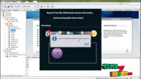 Final Year Projects 2015 |  Beyond Text QA:Multimedia Answer Generation