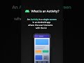 What is activity? #learn