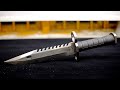 Knife Making - Making CS:GO M9 bayonet from spring plate