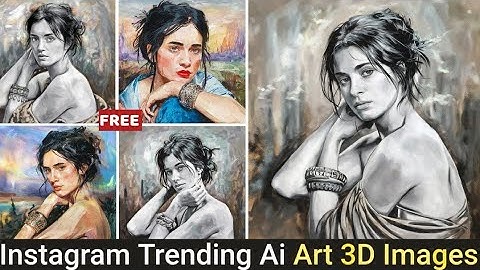 How To Create Photo Painting Art 3D Image |Ai Photo Editing Trend |Ideogram Ai Genrator.